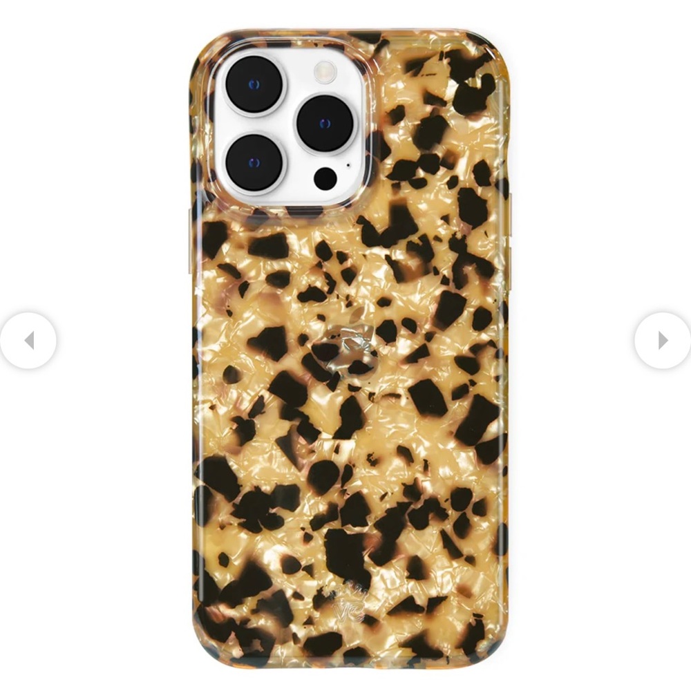 Velvet Caviar iPhone 14 Pro Max Case Blonde Tort